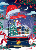 Puzzle de 500 pièces - Le Village Enneigé du Père NoëlPieces & Peace