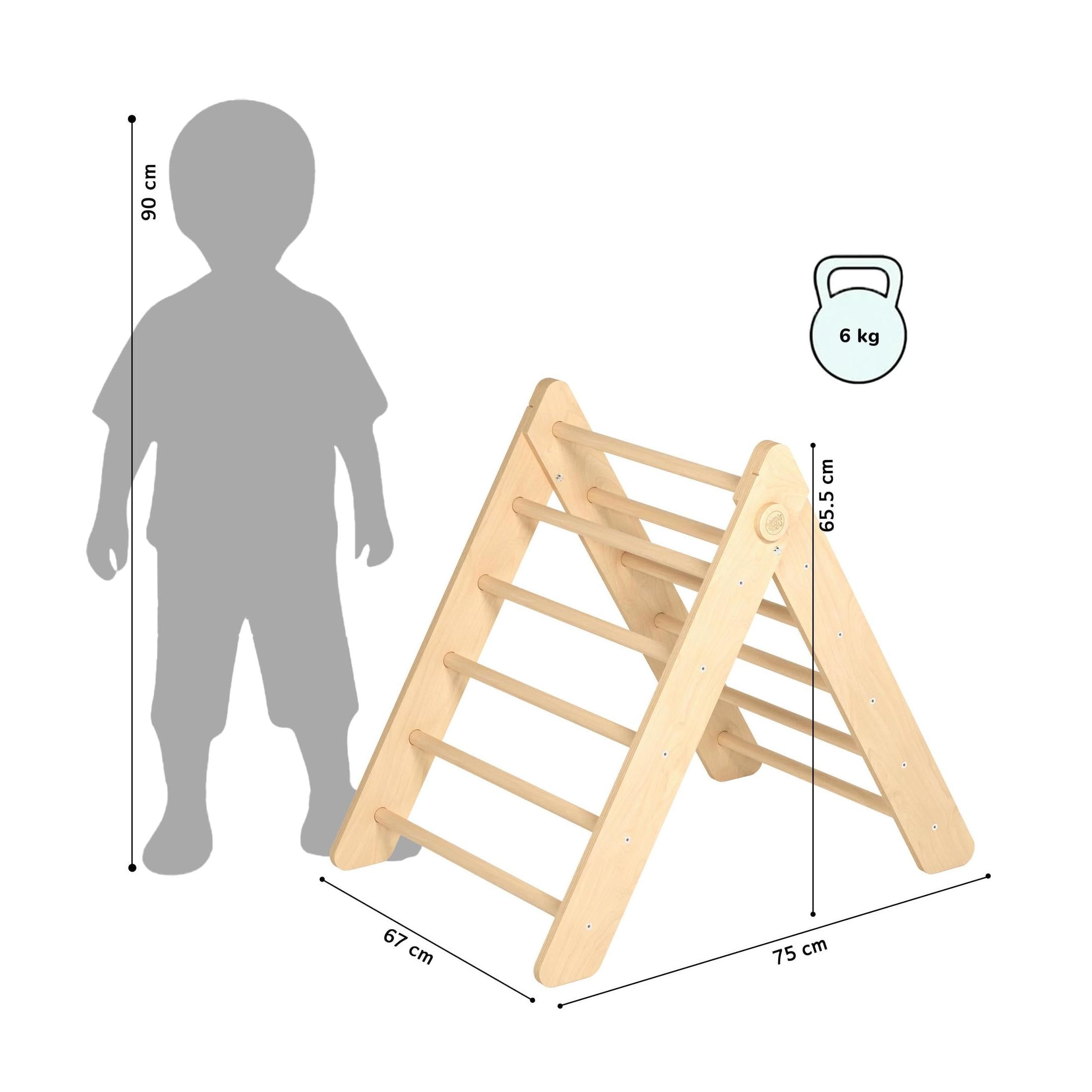 Triangle De Pikler + Grand Toboggan Double Face