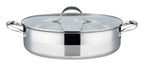 Sartén 32 cm Con Tapa - Acero Inoxidable - Inox