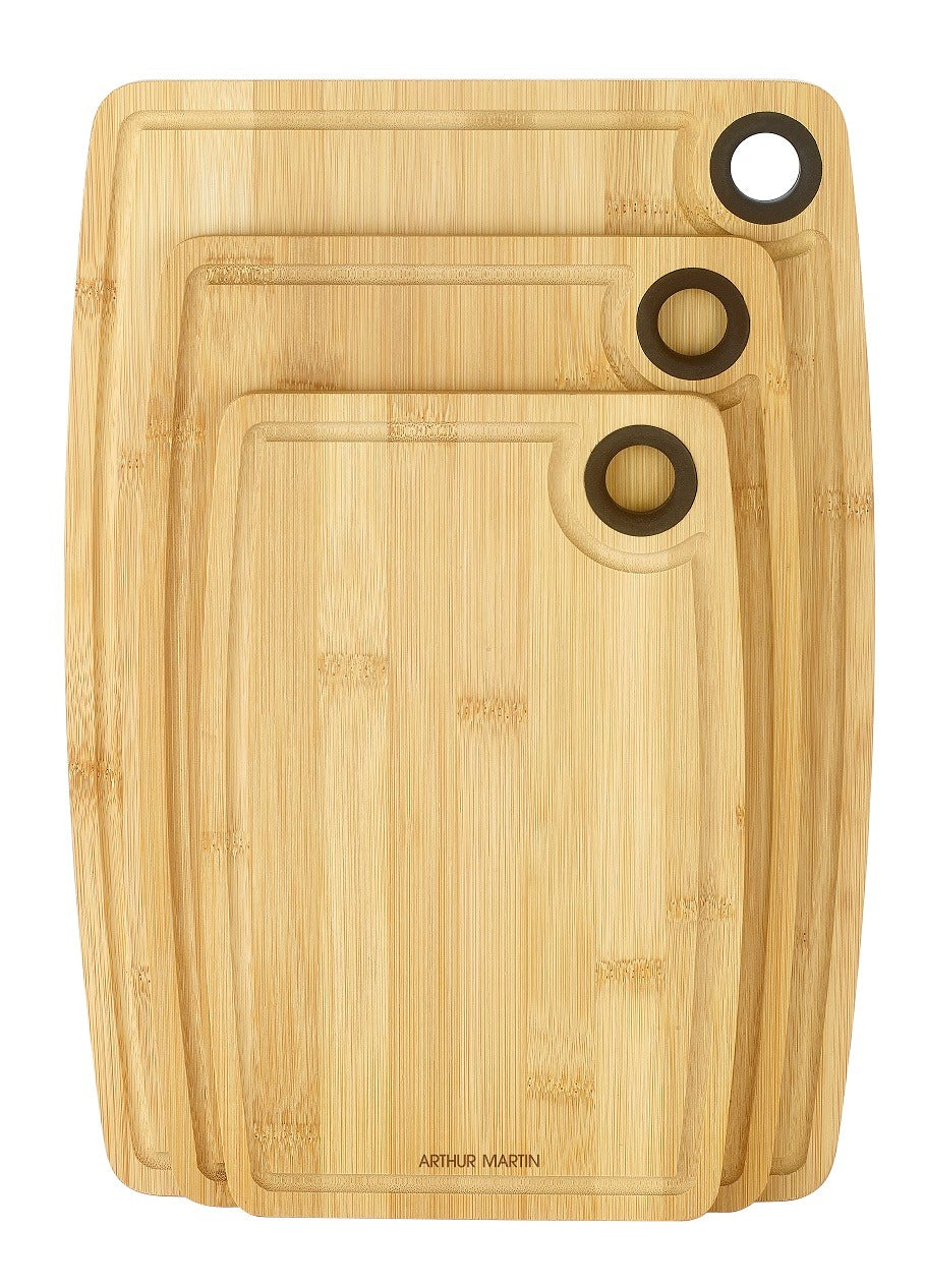 Set 3 Tablas De Cortar - Madera