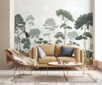 Pinewood Mural - Pine Green