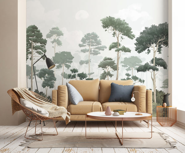 Mural Pinewood - Pine Green