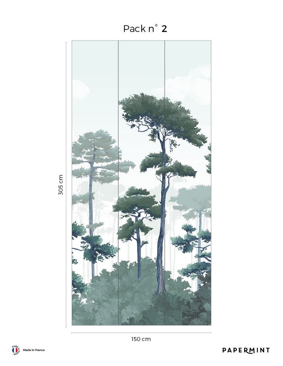 Pinewood Fresco - Pine Blue