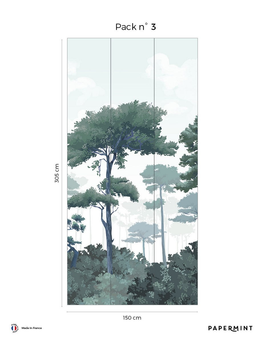 Pinewood Fresco - Pine Blue