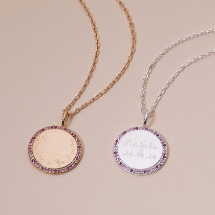 Collier Signature Octobre Rose Personnalisé