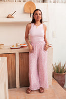 PIO Rose Flowers - Pleated Trousers 17