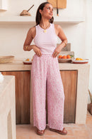 PIO Rose Flowers - Pleated Trousers 17