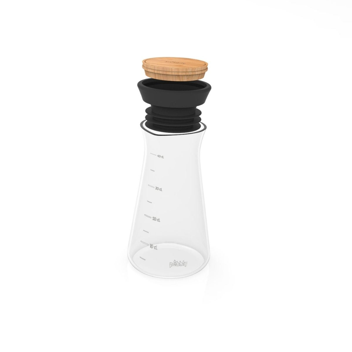 Shaker Per Vinaigrette In Vetro - Trasparente