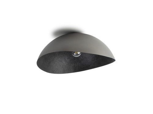 Plafonnier En Acier - Altea - Bicolore Gris - Noir