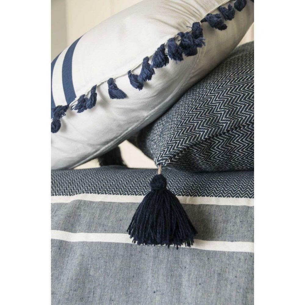 Stockholm - Plaid - Coton - Bleu