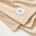 Plaid Merino - 100% Lana Extrafina - Beige Arena