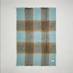 Plaid Mohair - Bleu