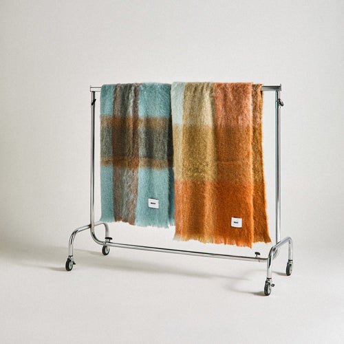 Plaid Mohair - Marron