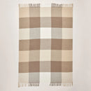 Plaid Livia - Noisette