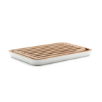 Bamboo Bread Board - Cream Trim - Beige