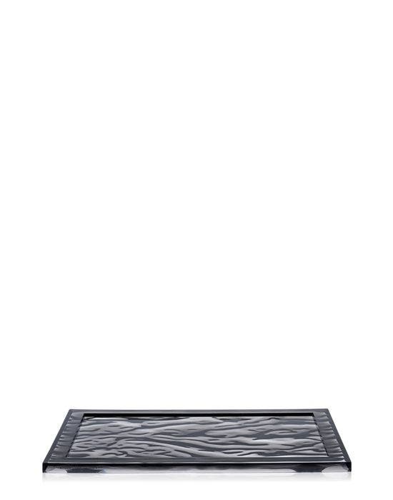 KARTELL - Dune Tray by Kartell - 46 x 32 cm - Smoked