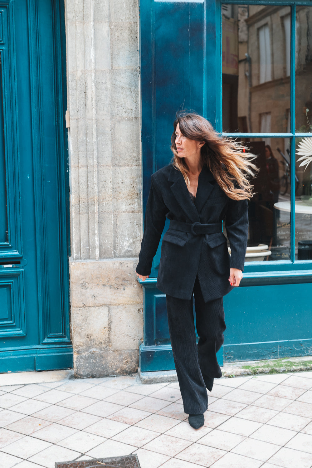 Veste Chica Velours - Noir
