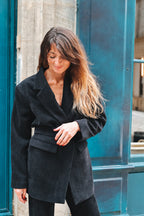 Veste Chica Velours - Noir