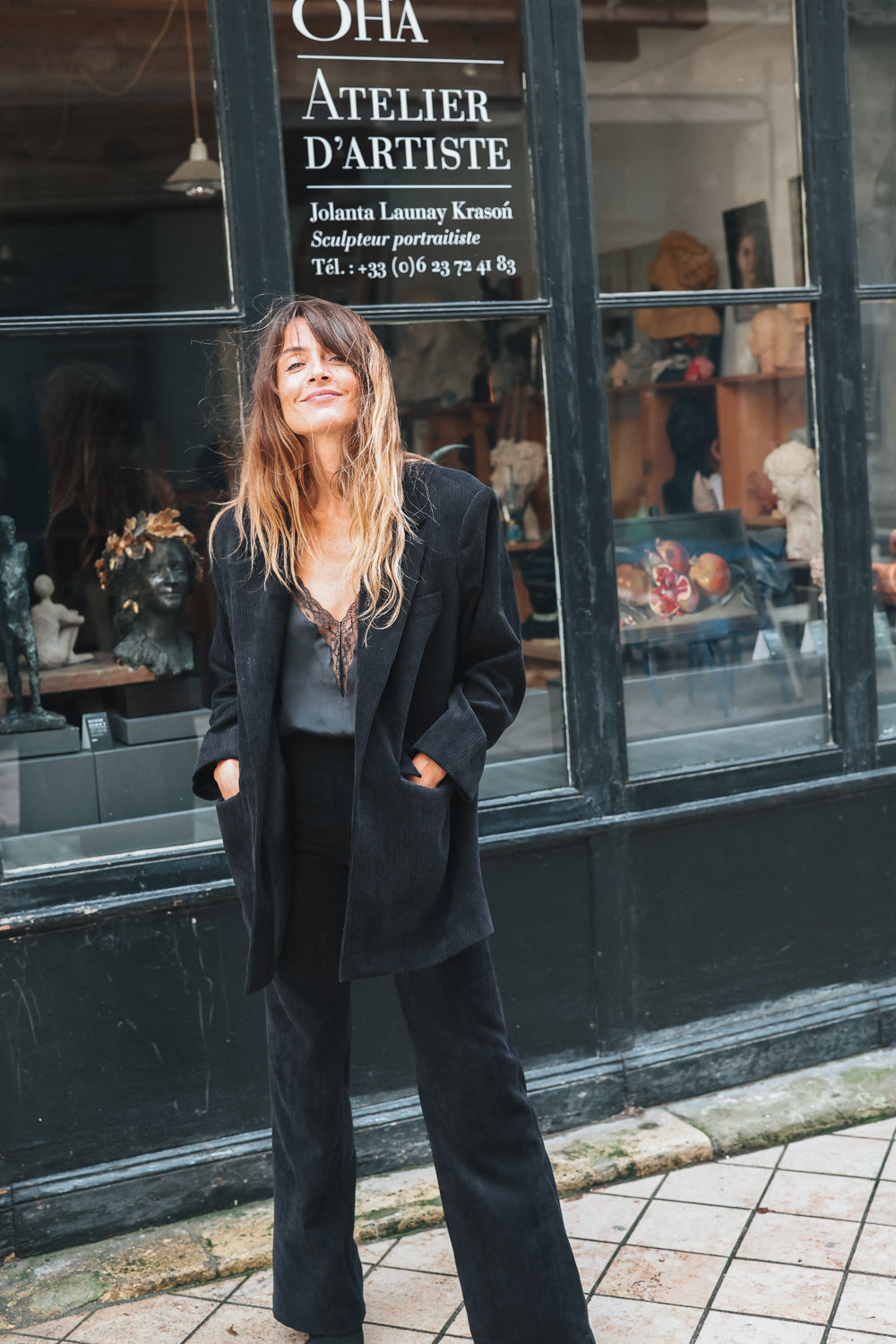 Veste Chica Velours - Noir