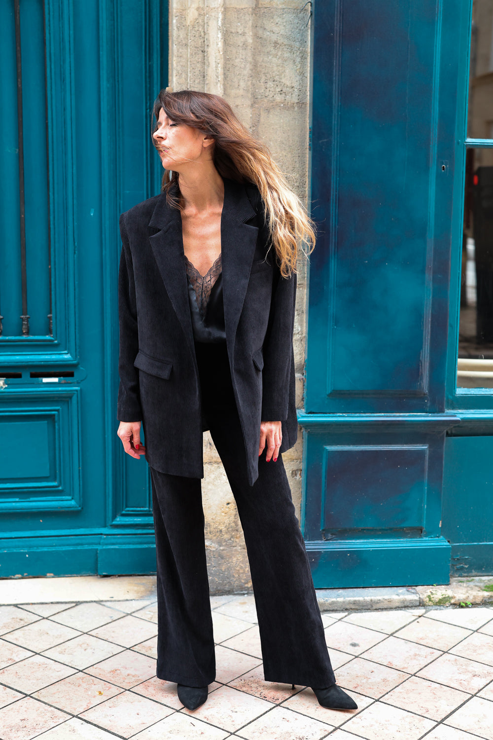 Veste Chica Velours - Noir