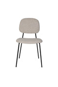 Roos - Dining Room Chair - Metal - Light Beige