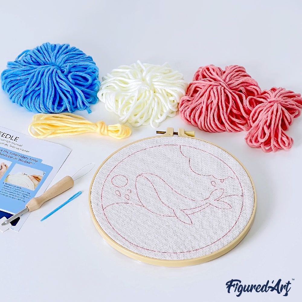 Punch Needle Tête De Chinchilla