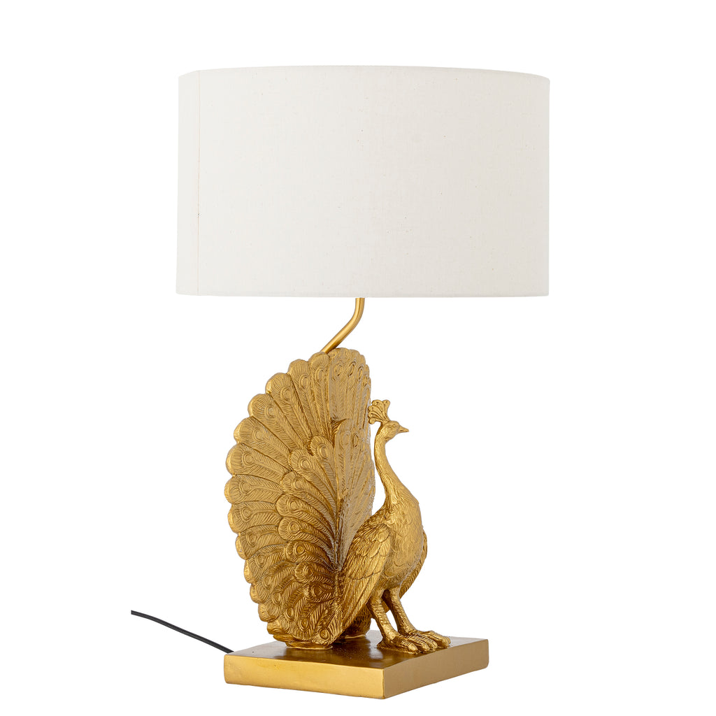Peacock - Table Lamp - Gold - Polyresin
