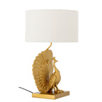 Peacock - Table Lamp - Gold - Polyresin
