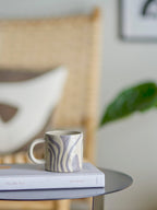 Ninka - Lot de 6 Tasses - Gris - Grès