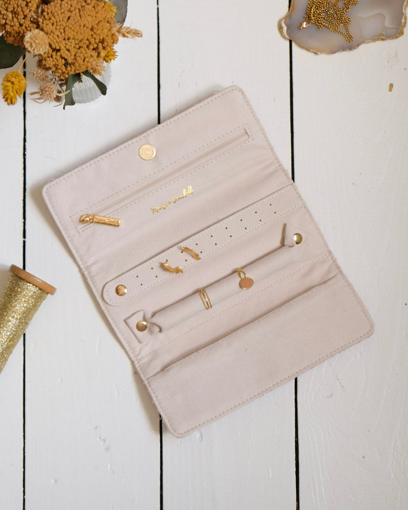 Pochette À Bijoux Catherine En Pied-De-Poule