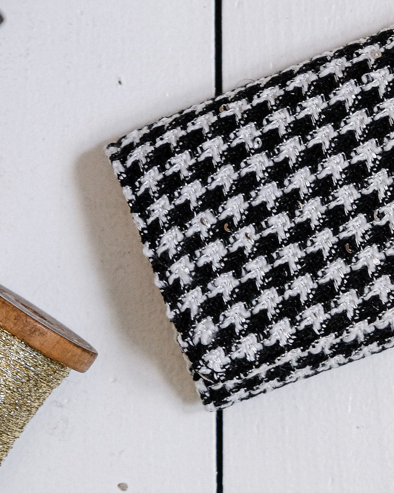 Pochette À Bijoux Catherine En Pied-De-Poule