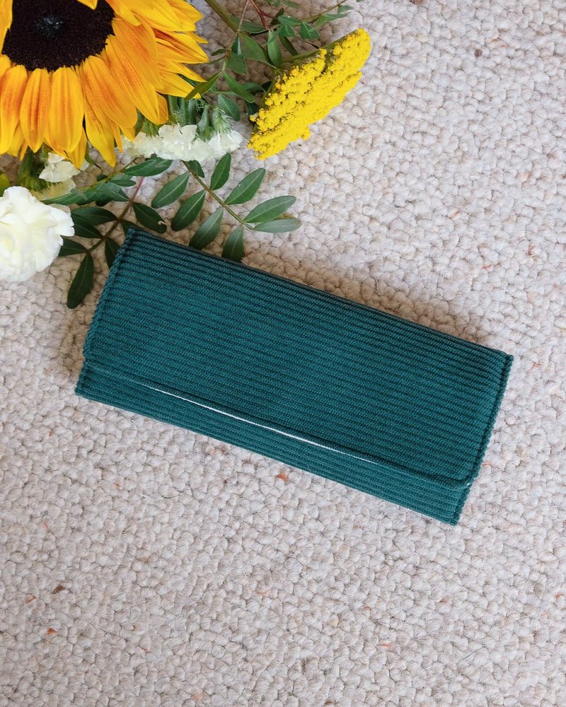 Pochette À Bijoux Catherine En Velours Côtelé