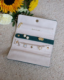 Pochette À Bijoux Catherine En Velours Côtelé