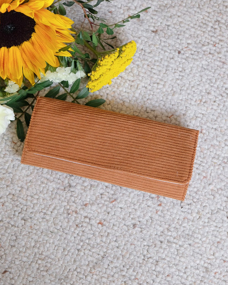 Pochette À Bijoux Catherine En Velours Côtelé