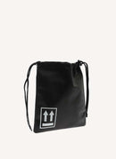 Off White - Pochette Drawstring Pouch - Black - Femme