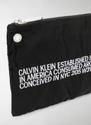 Calvin Klein - Pochette Embroidered Small Pouch - Black - Homme