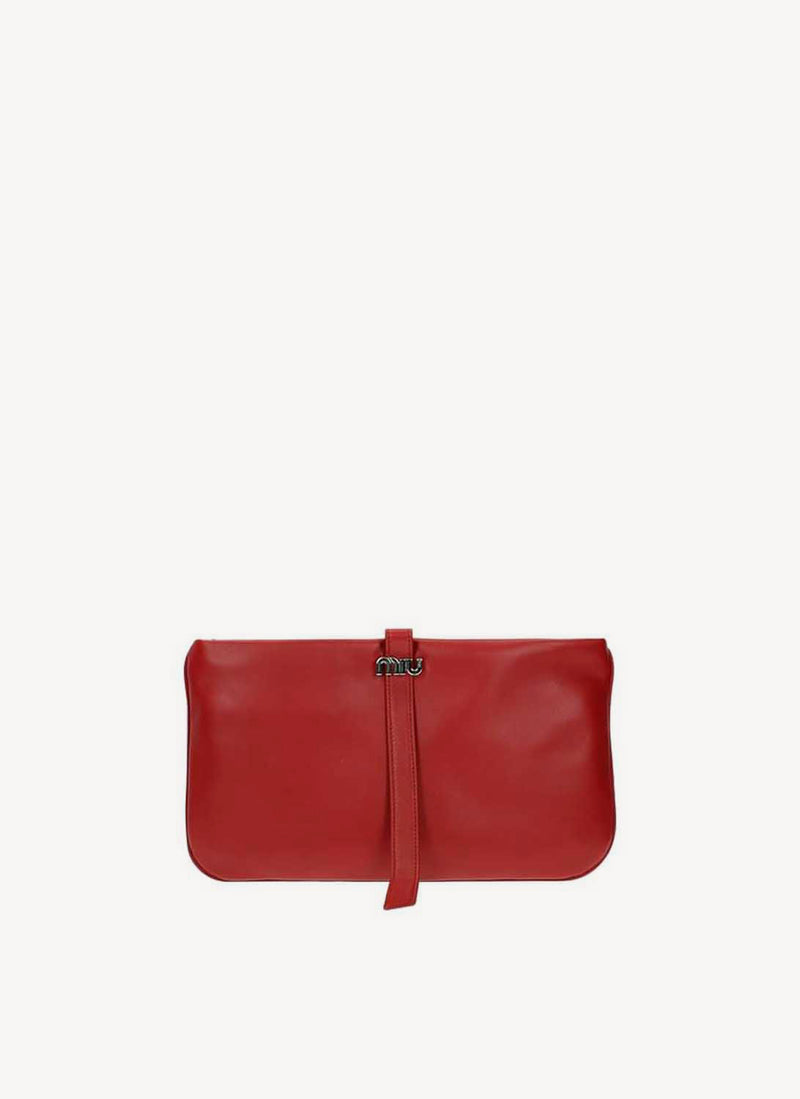 Miu Miu - Pochette En Cuir Rouge - Red - Femme