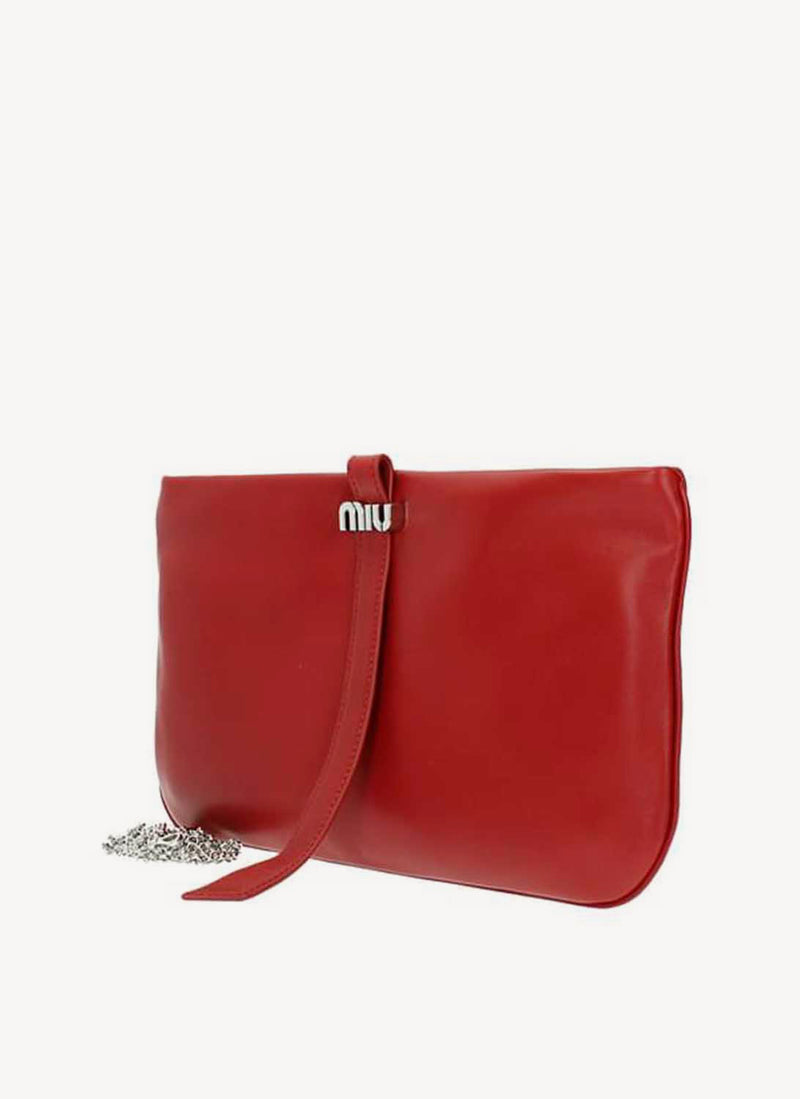 Miu Miu - Pochette En Cuir Rouge - Red - Femme