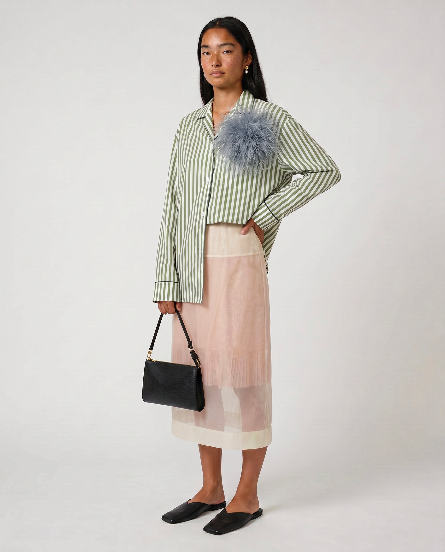 Pochette Louis Vuitton Accesorios Cuero Épi Negro