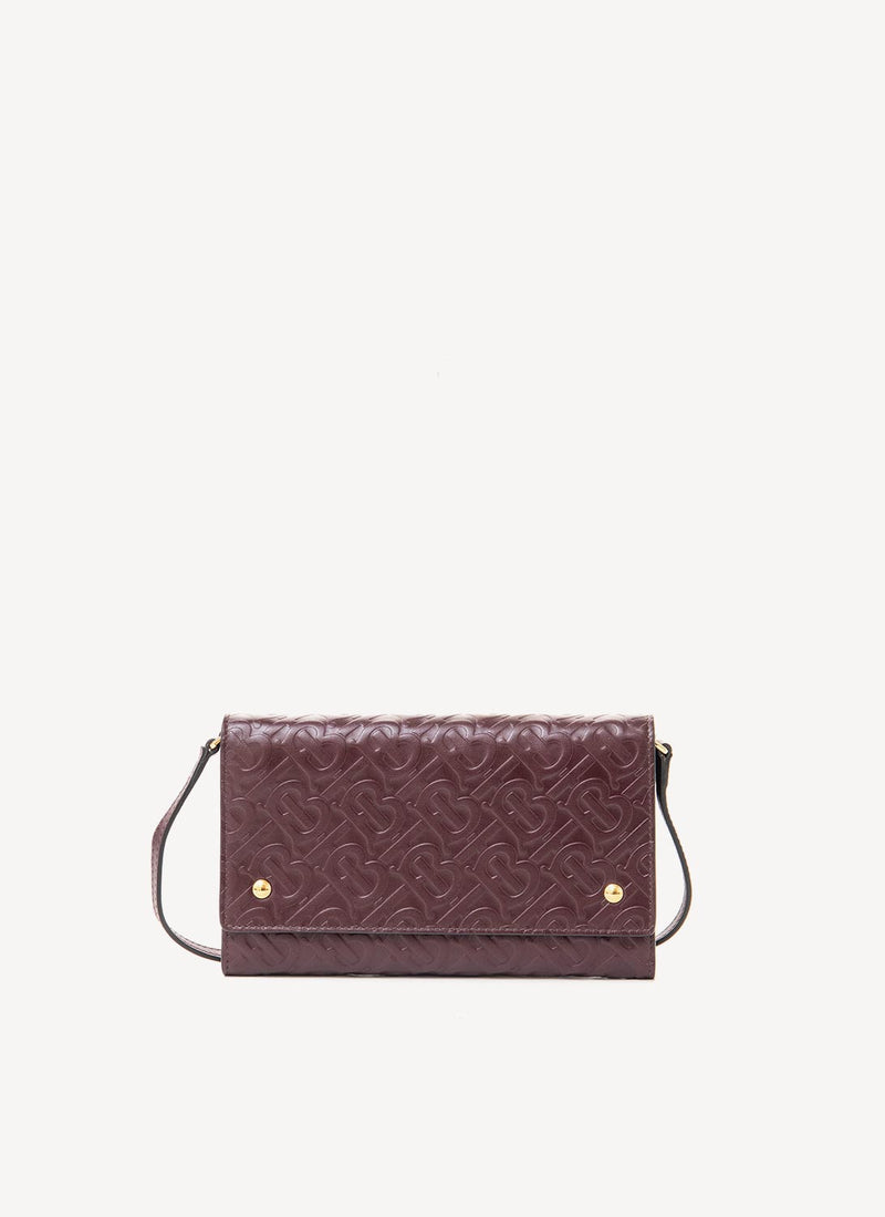 Burberry - Pochette Oxblood - Red - Femme