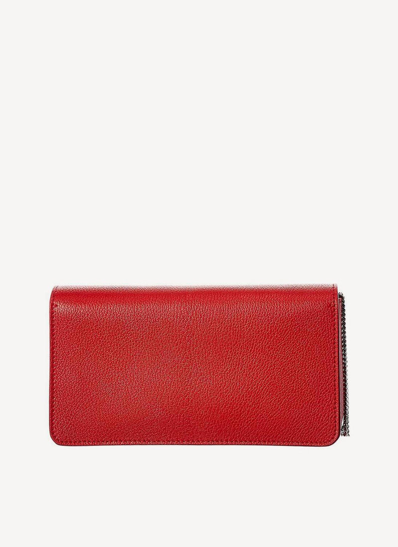 Burberry - Pochette Rectangulaire En Cuir - Red - Femme