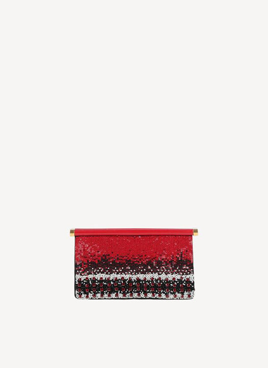 Valentino Garavani - Pochette Sequins - Red - Femme