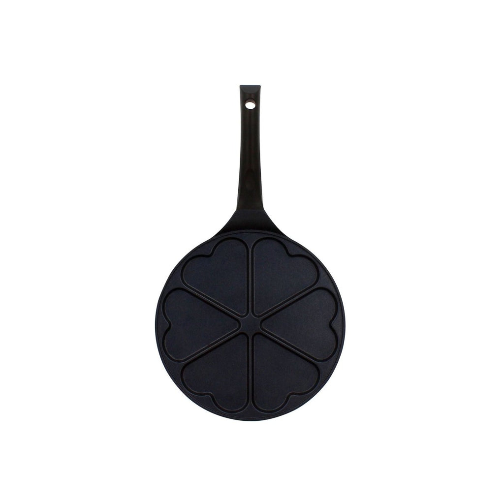 Pannenkoekenpan Hartvormig Met 6 Vakken - Aluminium - 26 cm