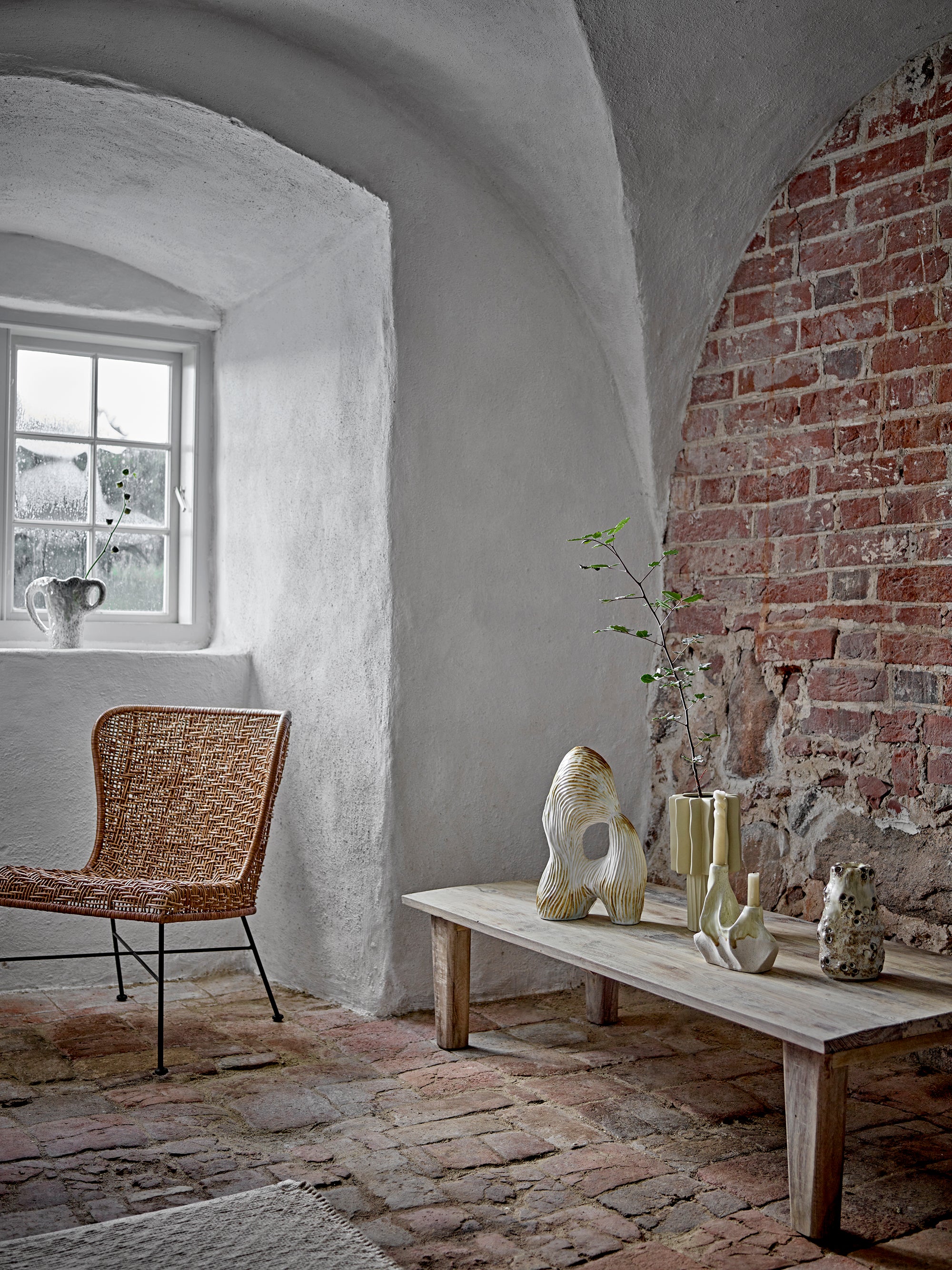 Eviella - Objet Déco - Naturel - Grès