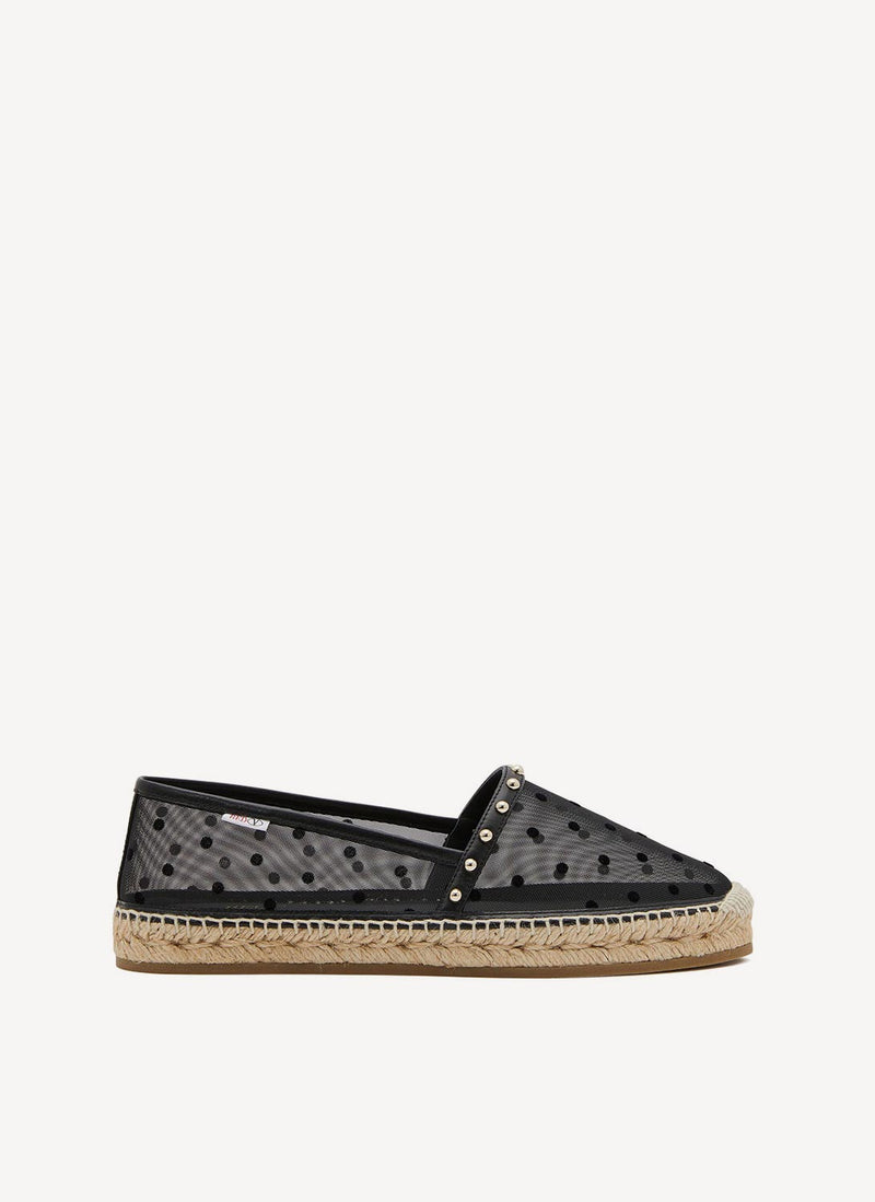 Red Valentino - Espadrilles Pont D'Esprit - Black - Femme