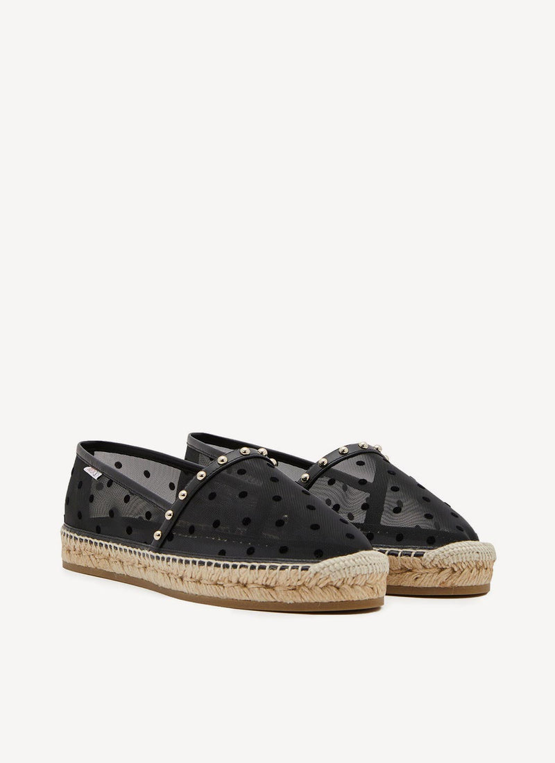 Red Valentino - Espadrilles Pont D'Esprit - Black - Femme