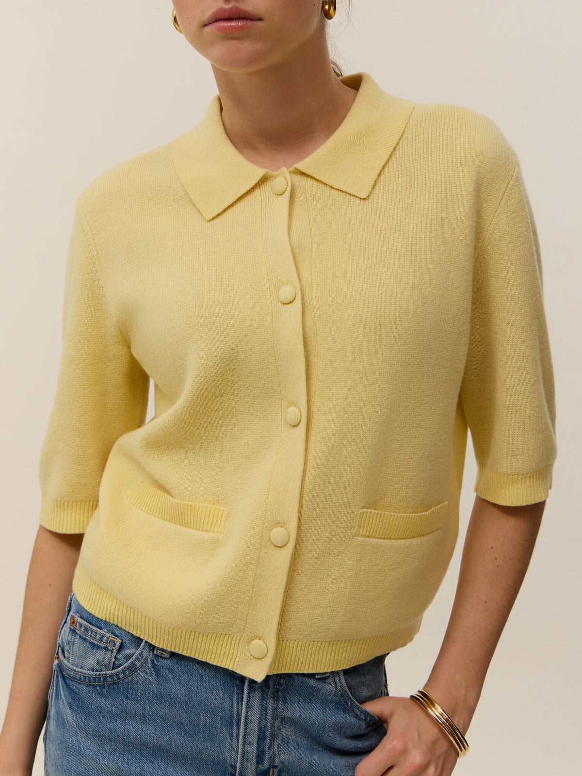 Rachel cashmere polo shirt