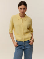 Rachel cashmere polo shirt
