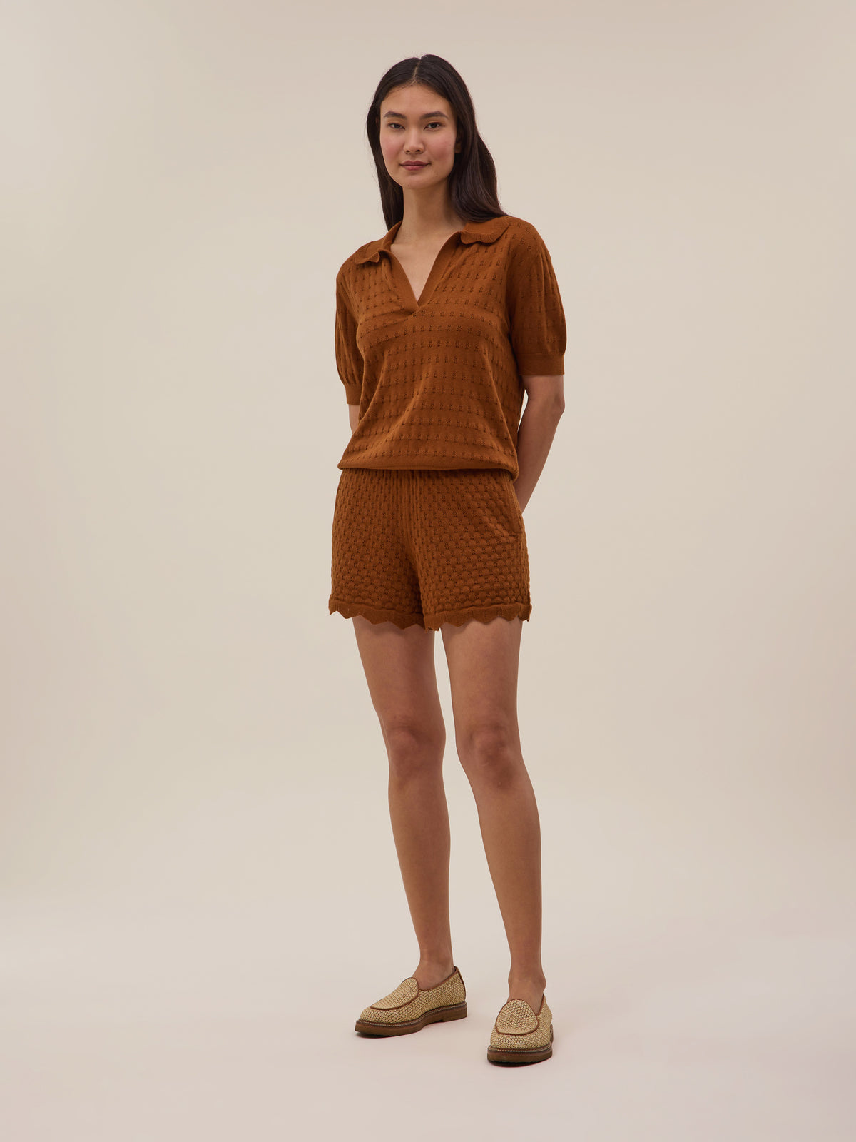Polo Palma - Noisette - Femme