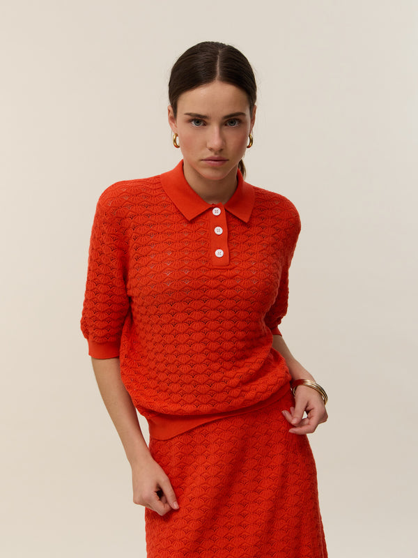 Seashell polo shirt